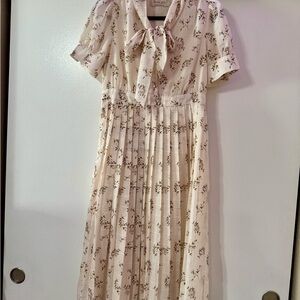 Floral Cream Dress